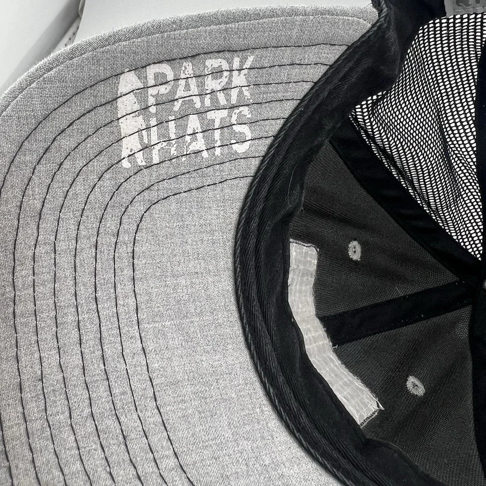 Acadia National Park Trucker Hat Gray Black Mesh Snapback Park Hats 2016